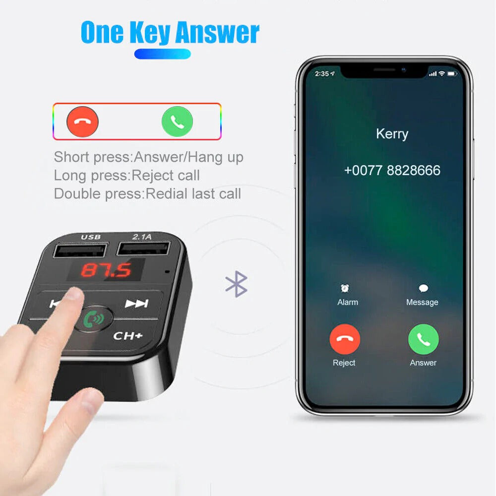 Uniwersalny podwójny adapter samochodowy USB – szybka ładowarka